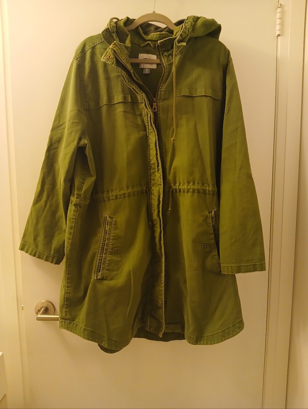 Old Navy Olive Green Hooded Utility  Jacket